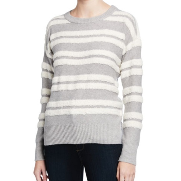Vince Camuto Loop-stripe Sweater - Picture 1 of 7